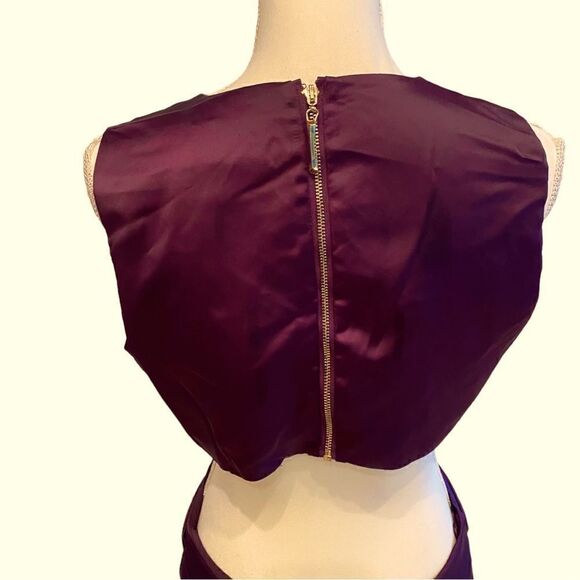 One 33 Social Badgley Mishka Cut Out Dress Gown Size 8 - Picture 8 of 11